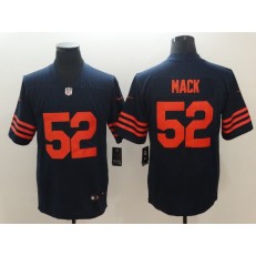 Nike Chicago Bears #52 Khalil Mack Navy Throwback Vapor Untouchable Limited Jersey