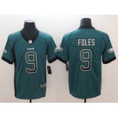 Nike Philadelphia Eagles #9 Nick Foles Green Drift Fashion Limited Jersey