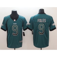Nike Philadelphia Eagles #9 Nick Foles Green Drift Fashion Limited Jersey