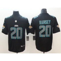 Nike Jacksonville Jaguars #20 Jalen Ramsey Black Vapor Impact Limited Jersey