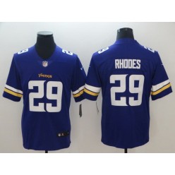 Nike Minnesota Vikings #29 Xavier Rhodes Purple Vapor Untouchable Limited Jersey