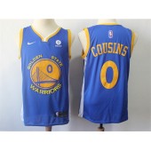 Golden State Warriors #0 DeMarcus Cousins Royal Nike Swingman Jersey