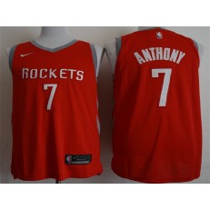 Houston Rockets #7 Carmelo Anthony Red 2018-19 Nike Authentic Jersey