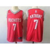 Houston Rockets #7 Carmelo Anthony Red Nike Swingman Jersey