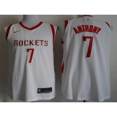 Houston Rockets #7 Carmelo Anthony White 2018-19 Nike Authentic Jersey