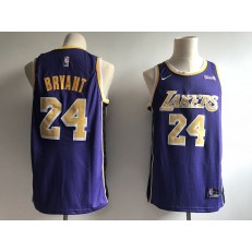 Los Angeles Lakers #24 Kobe Bryant Purple 2018-19 Nike Swingman Jersey