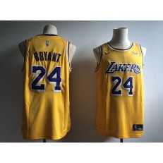 Los Angeles Lakers #24 Kobe Bryant Yellow 2018-19 Nike Swingman Jersey