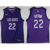 Phoenix Suns #22 Deandre Ayton Purple City Edition Nike Swingman Jersey