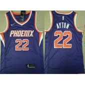 Phoenix Suns #22 Deandre Ayton Purple Nike Swingman Jersey(Without The Sponsor Logo)