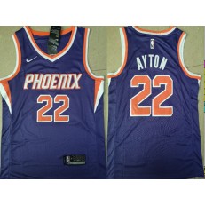 Phoenix Suns #22 Deandre Ayton Purple Nike Swingman Jersey(Without The Sponsor Logo)
