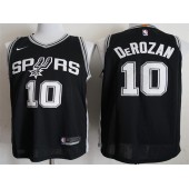 San Antonio Spurs #10 DeMar DeRozan Black 2018-19 Nike Authentic Jersey