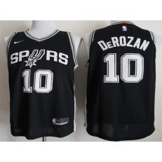 San Antonio Spurs #10 DeMar DeRozan Black 2018-19 Nike Authentic Jersey