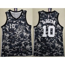 San Antonio Spurs #10 DeMar DeRozan Camo 2018-19 Nike Swingman Jersey
