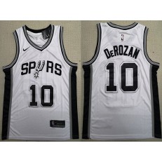 San Antonio Spurs #10 DeMar DeRozan White 2018-19 Nike Swingman Jersey