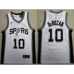 San Antonio Spurs #10 DeMar DeRozan White 2018-19 Nike Swingman Jersey