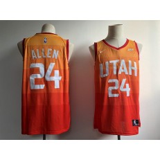 Utah Jazz #24 Grayson Allen Multi Color City Edition Nike Swingman Jersey