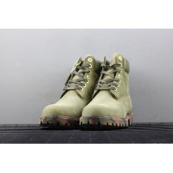 TIMBERLAND 6 INCH PREMIUM CAMO PACK ARMY GREEN NUBUCK BOOTS 6716B