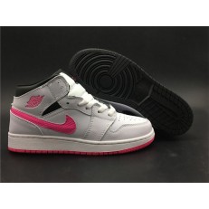 AIR JORDAN 1 MID GS HYPER PINK 555112-106