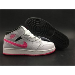 AIR JORDAN 1 MID GS HYPER PINK 555112-106