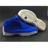 AIR JORDAN 18 RETRO BLUE SUEDE AA2494-401