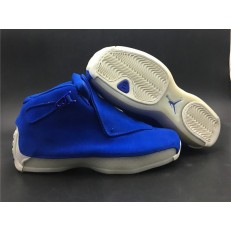 AIR JORDAN 18 RETRO BLUE SUEDE AA2494-401
