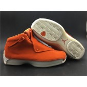 AIR JORDAN 18 RETRO ORANGE SUEDE AA2494-801