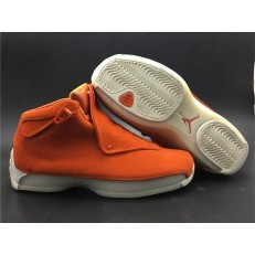 AIR JORDAN 18 RETRO ORANGE SUEDE AA2494-801