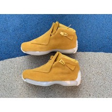 AIR JORDAN 18 RETRO YELLOW SUEDE AA2494-701