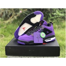 TRAVIS SCOTT x AIR JORDAN 4 PURPLE 308497-510