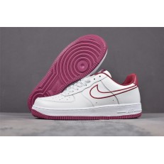 NIKE AIR FORCE 1 LOW 07 LEATHER WHITE TEAM RED AJ7280-100