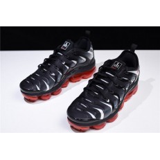 NIKE AIR VAPORMAX PLUS BLACK RED WHITE AQ8632-001