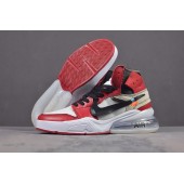 OFF-WHITE x AIR JORDAN 1 HI x NIKE AIR FORCE 270 WHITE BLACK VARSITY RED AA3834-101