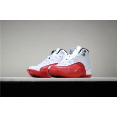 KID'S AIR JORDAN 12 CHERRY WHITE GYM RED
