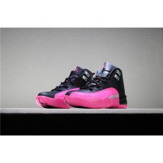 KID'S AIR JORDAN 12 DEADLY PINK
