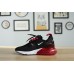 KID'S NIKE AIR MAX 270 BLACK WHITE RED