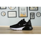 KID'S NIKE AIR MAX 270 BLACK WHITE