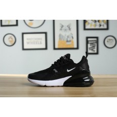 KID'S NIKE AIR MAX 270 BLACK WHITE