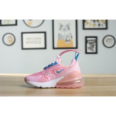 KID'S NIKE AIR MAX 270 PINK WHITE BLUE