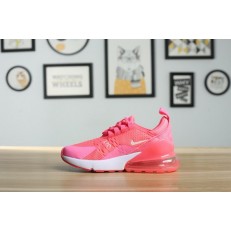 KID'S NIKE AIR MAX 270 PINK WHITE