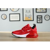 KID'S NIKE AIR MAX 270 RED WHITE