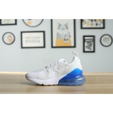 KID'S NIKE AIR MAX 270 WHITE BLUE