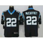 Carolina Panthers #22 Christian McCaffrey Black Vapor Untouchable Limited Nike NFL Men Jersey