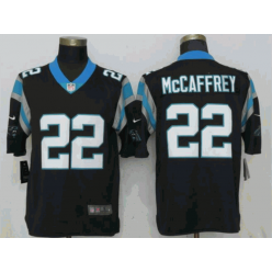 Carolina Panthers #22 Christian McCaffrey Black Vapor Untouchable Limited Nike NFL Men Jersey