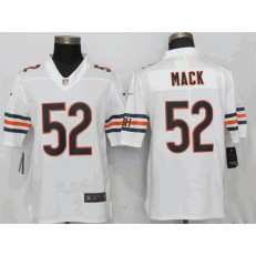 Chicago Bears #52 Khalil Mack White Vapor Untouchable Limited Nike NFL Men Jersey
