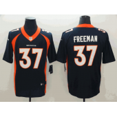 Denver Broncos #37 Royce Freeman Navy Alternate Vapor Untouchable Limited Nike NFL Men Jersey