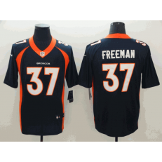 Denver Broncos #37 Royce Freeman Navy Alternate Vapor Untouchable Limited Nike NFL Men Jersey