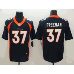 Denver Broncos #37 Royce Freeman Navy Alternate Vapor Untouchable Limited Nike NFL Men Jersey