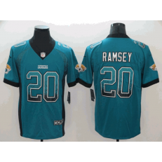 Jacksonville Jaguars 20 Jalen Ramsey Teal Drift Fashion Limited Nike NFL Men Jersey