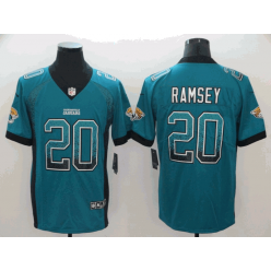 Jacksonville Jaguars 20 Jalen Ramsey Teal Drift Fashion Limited Nike NFL Men Jersey