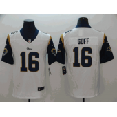 Los Angeles Rams #16 Jared Goff White Vapor Untouchable Limited Nike NFL Men Jersey